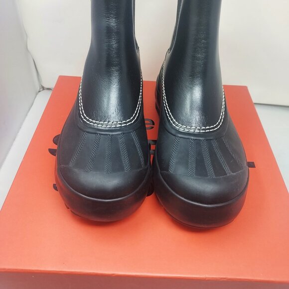Sorel x Proenza Schouler Women CARIBOU Black Lug Chelsea Boot - Picture 7 of 11
